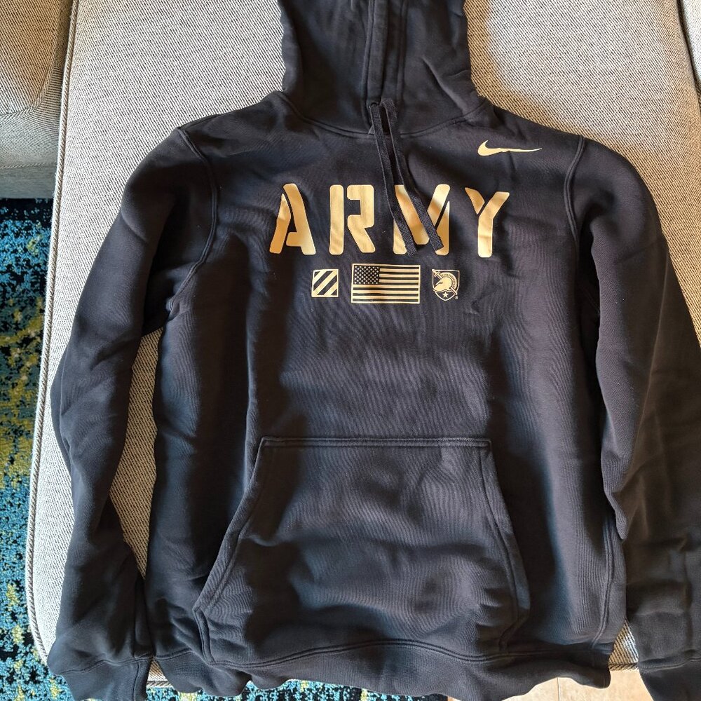 Nike Black Army Black Knights 2023 Rivalry Collection Wordmark Club Fleece